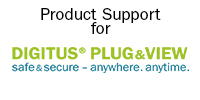 Logotipo de asistencia Plug & View